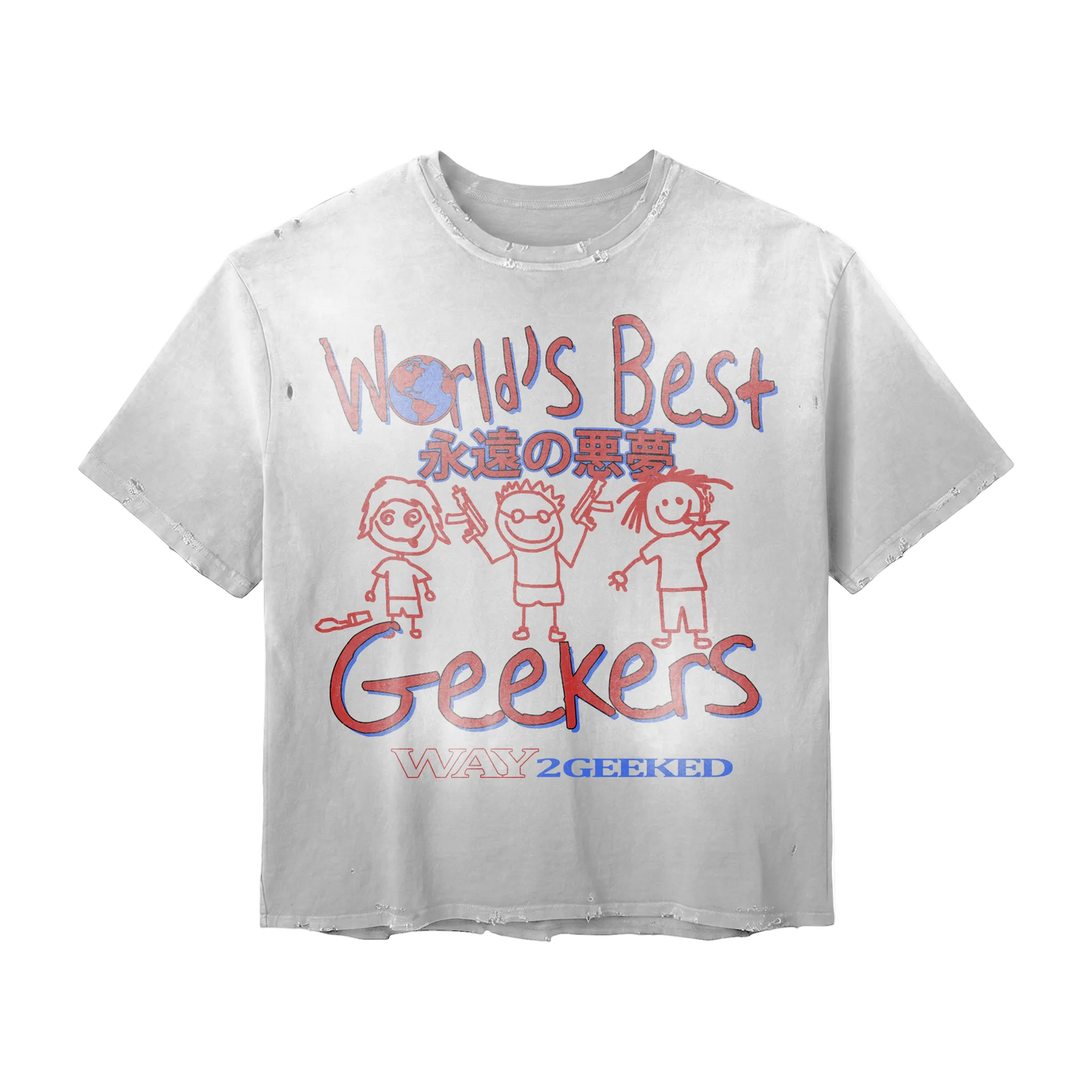 WAY2GEEKED White Tee