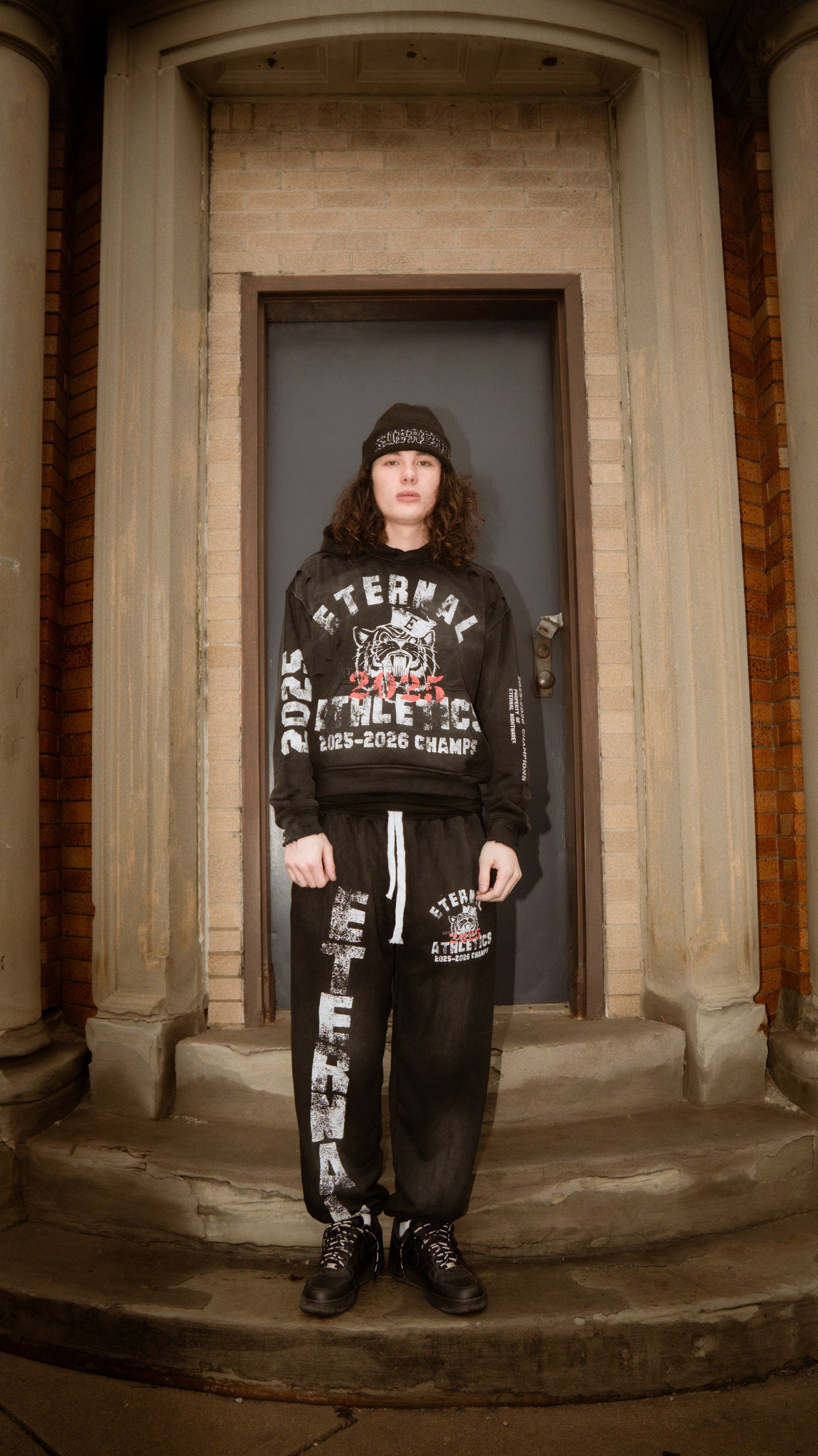 Black "Eternal Athletics" Hoodie