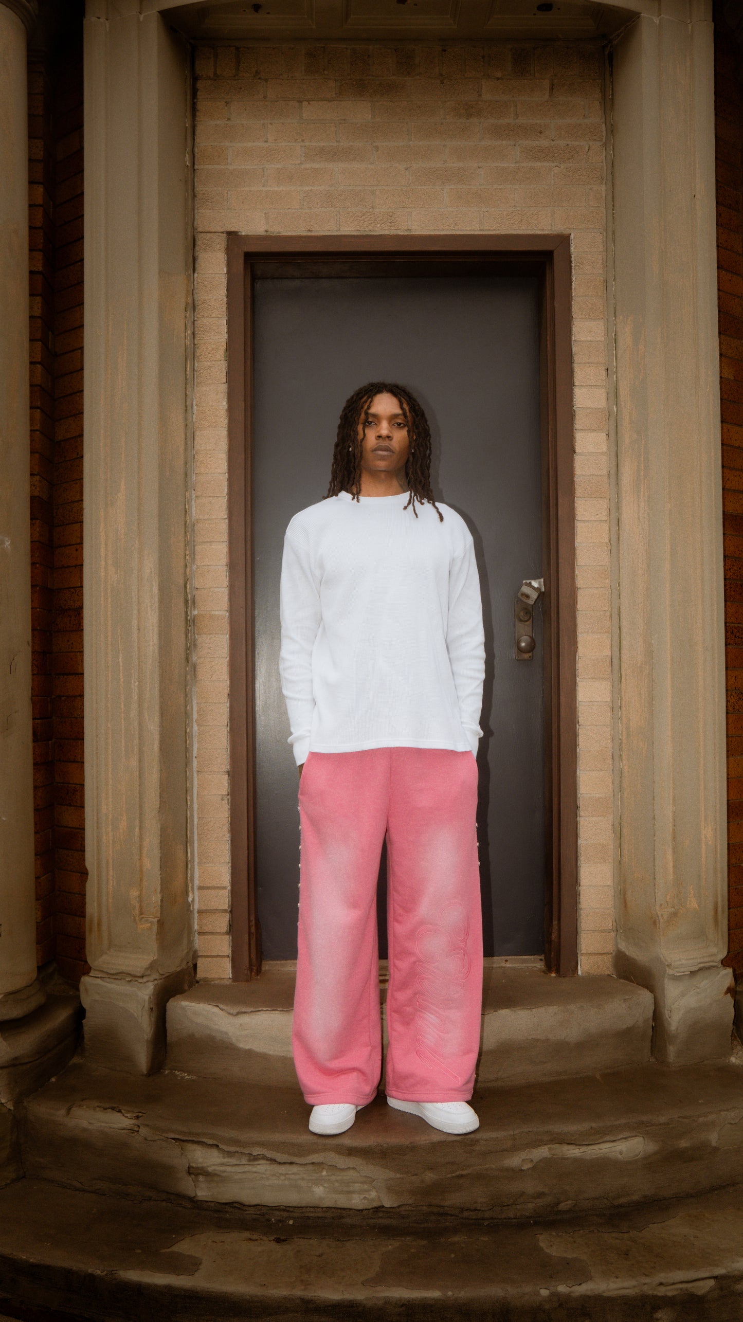 Pink "ETERNAL" Oversized Sweatpants