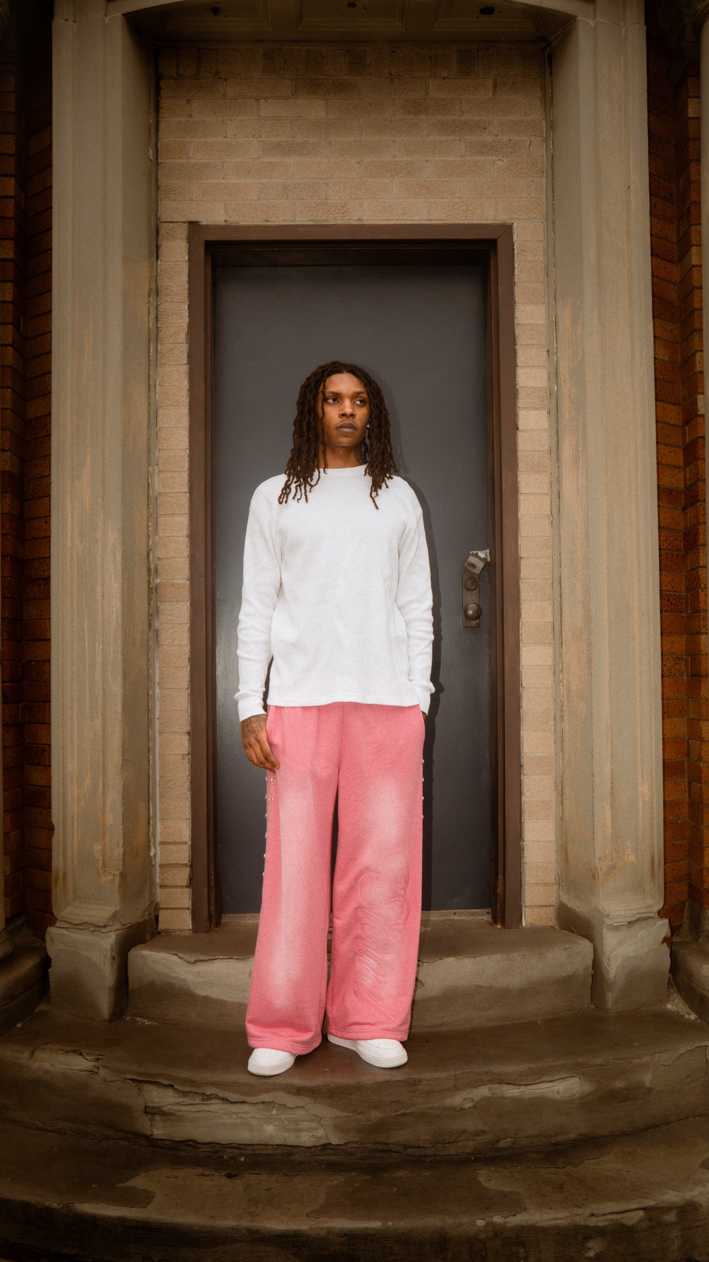 Pink "ETERNAL" Oversized Sweatpants