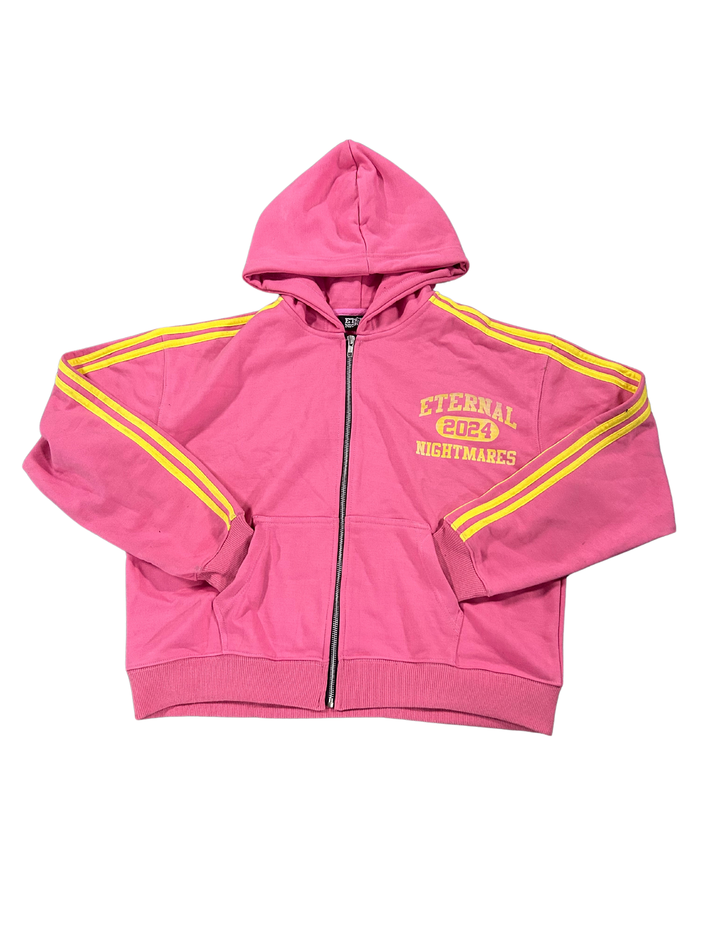 Eternal Nightmares Pink & Yellow Striped Jacket