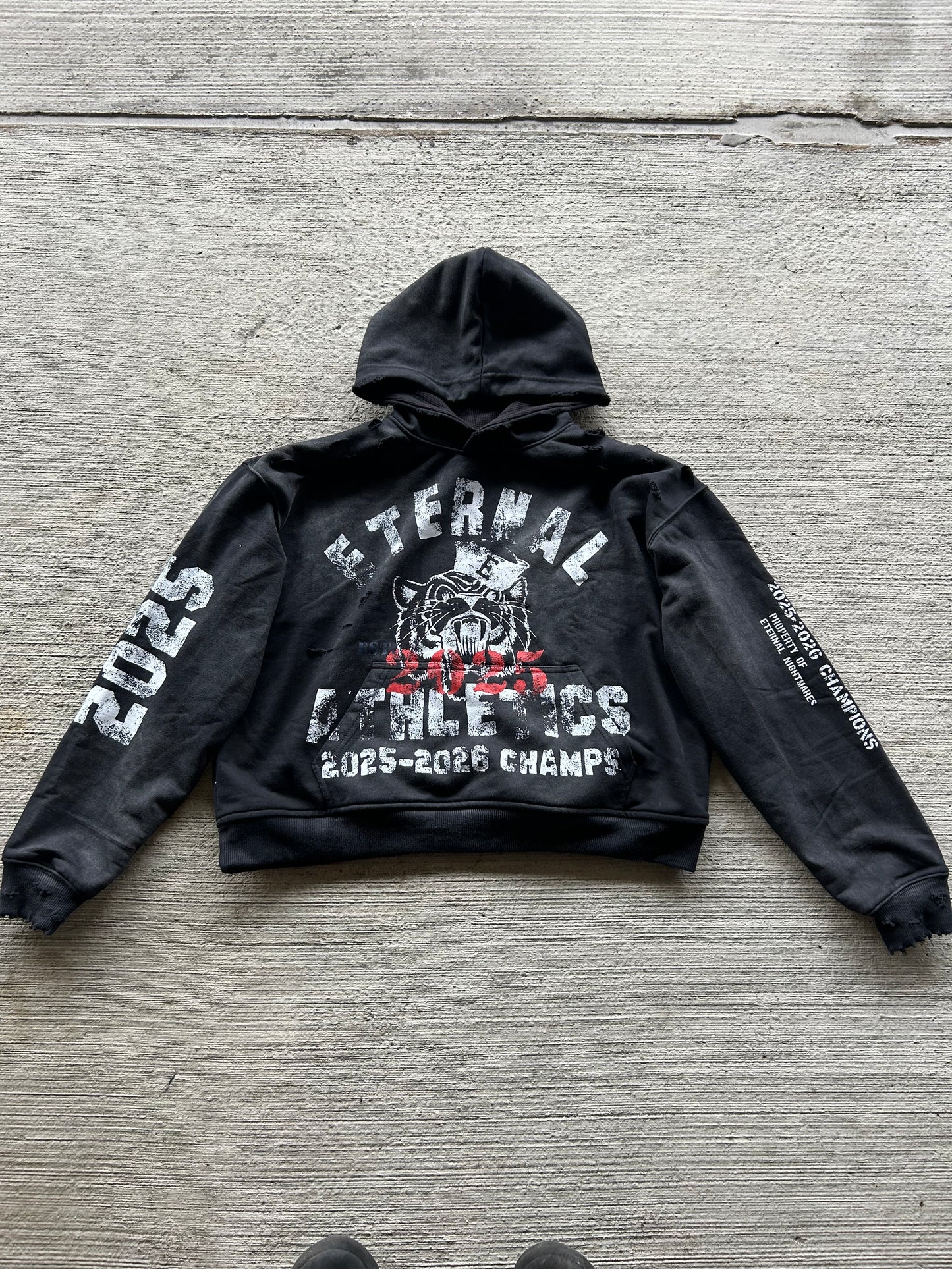 Black "Eternal Athletics" Hoodie