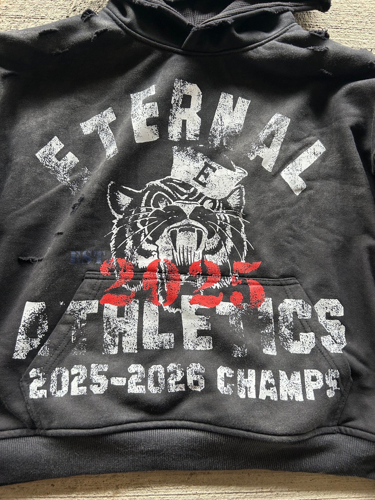 Black "Eternal Athletics" Hoodie