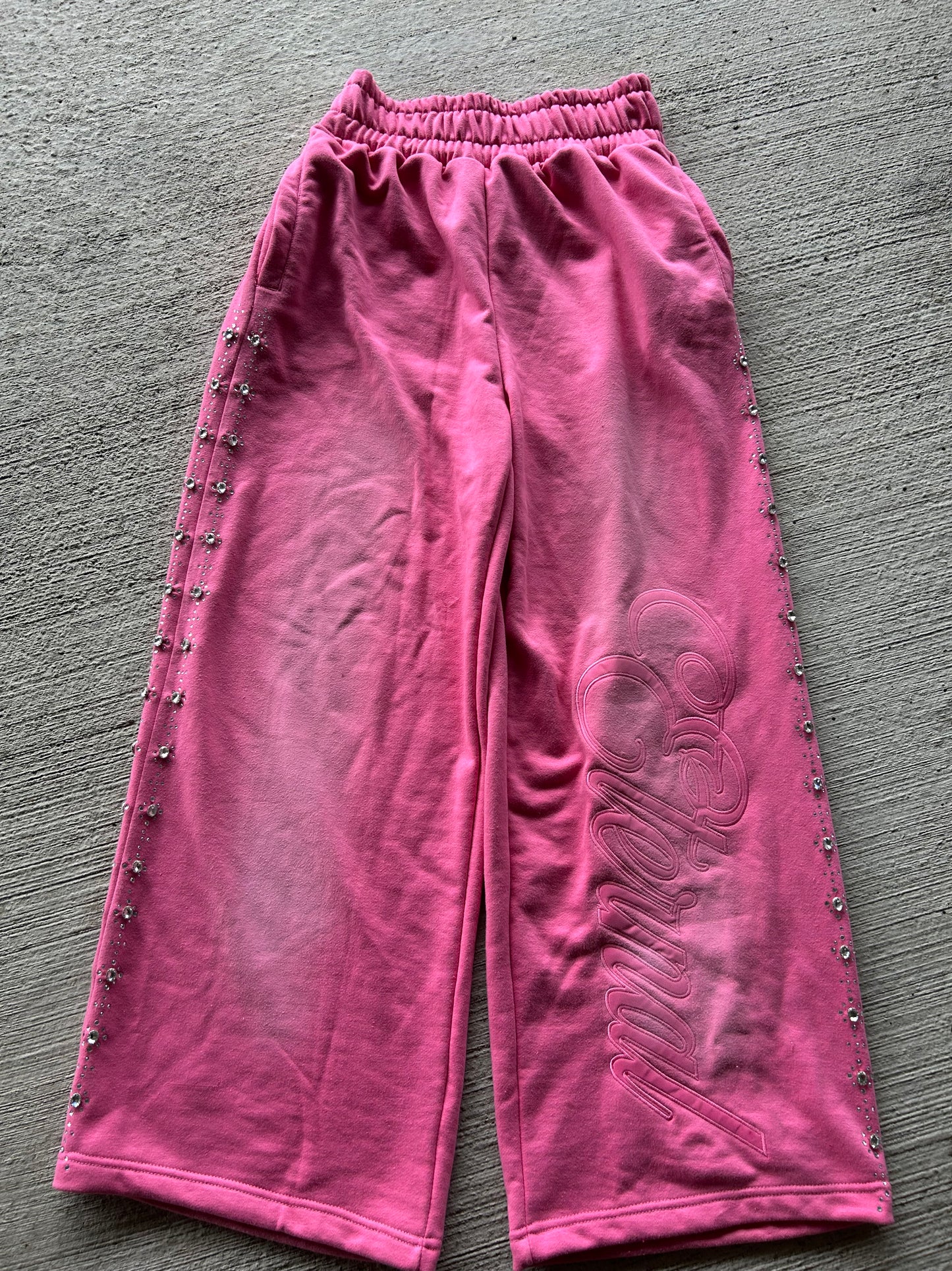 Pink "ETERNAL" Oversized Sweatpants