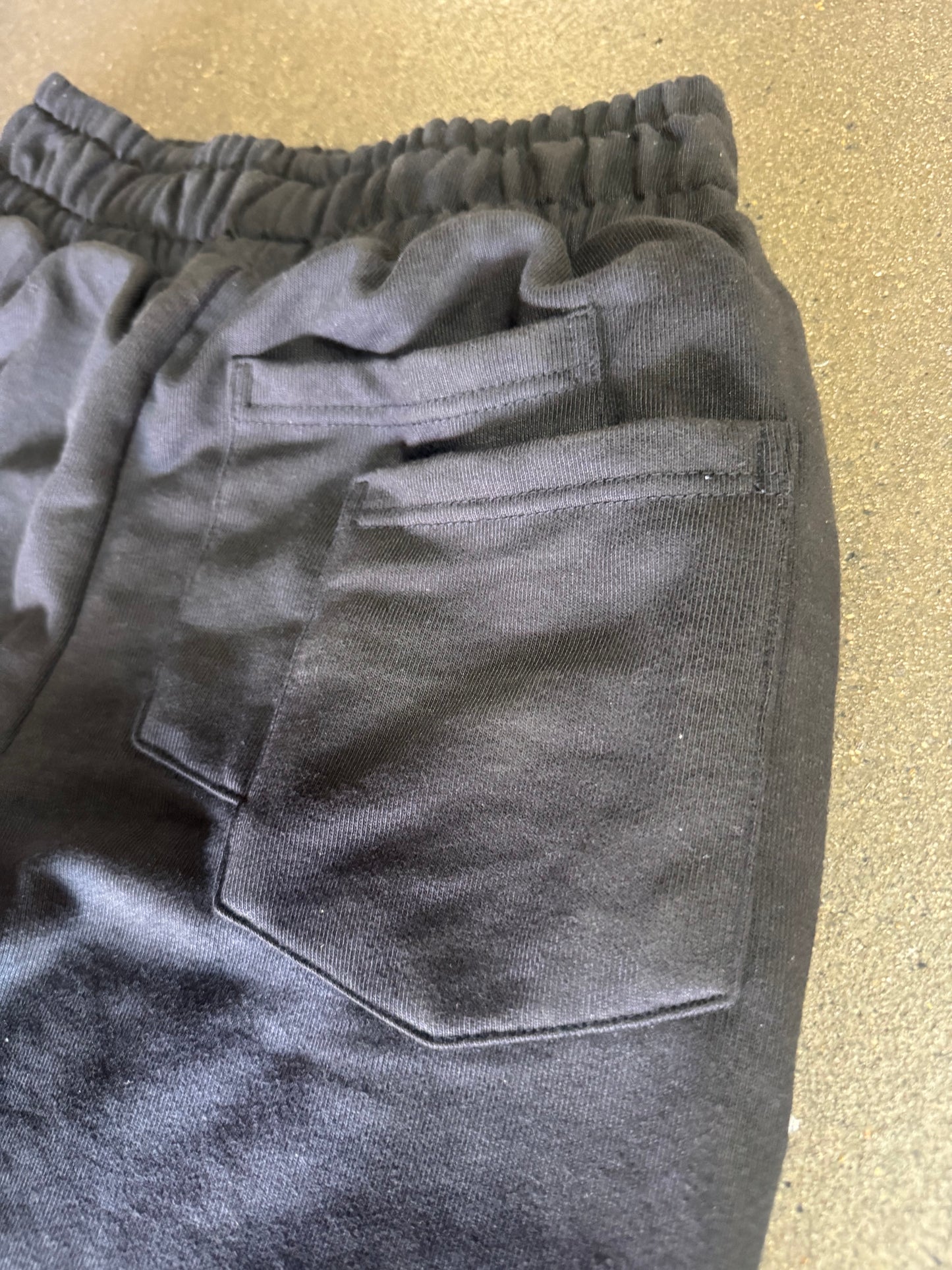 Black "ETERNAL" Oversized Sweatpants