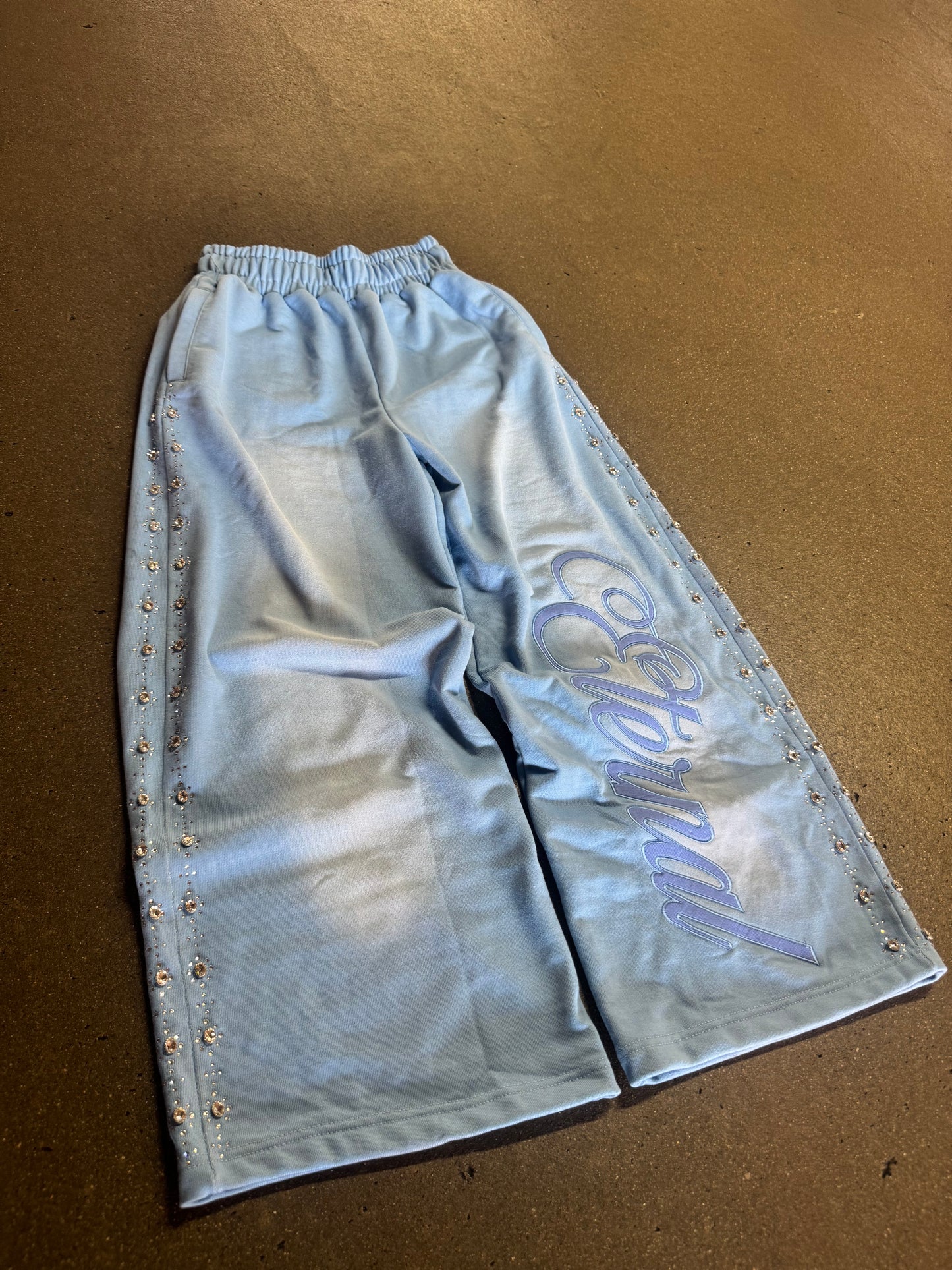 Blue "ETERNAL" Oversized Sweatpants