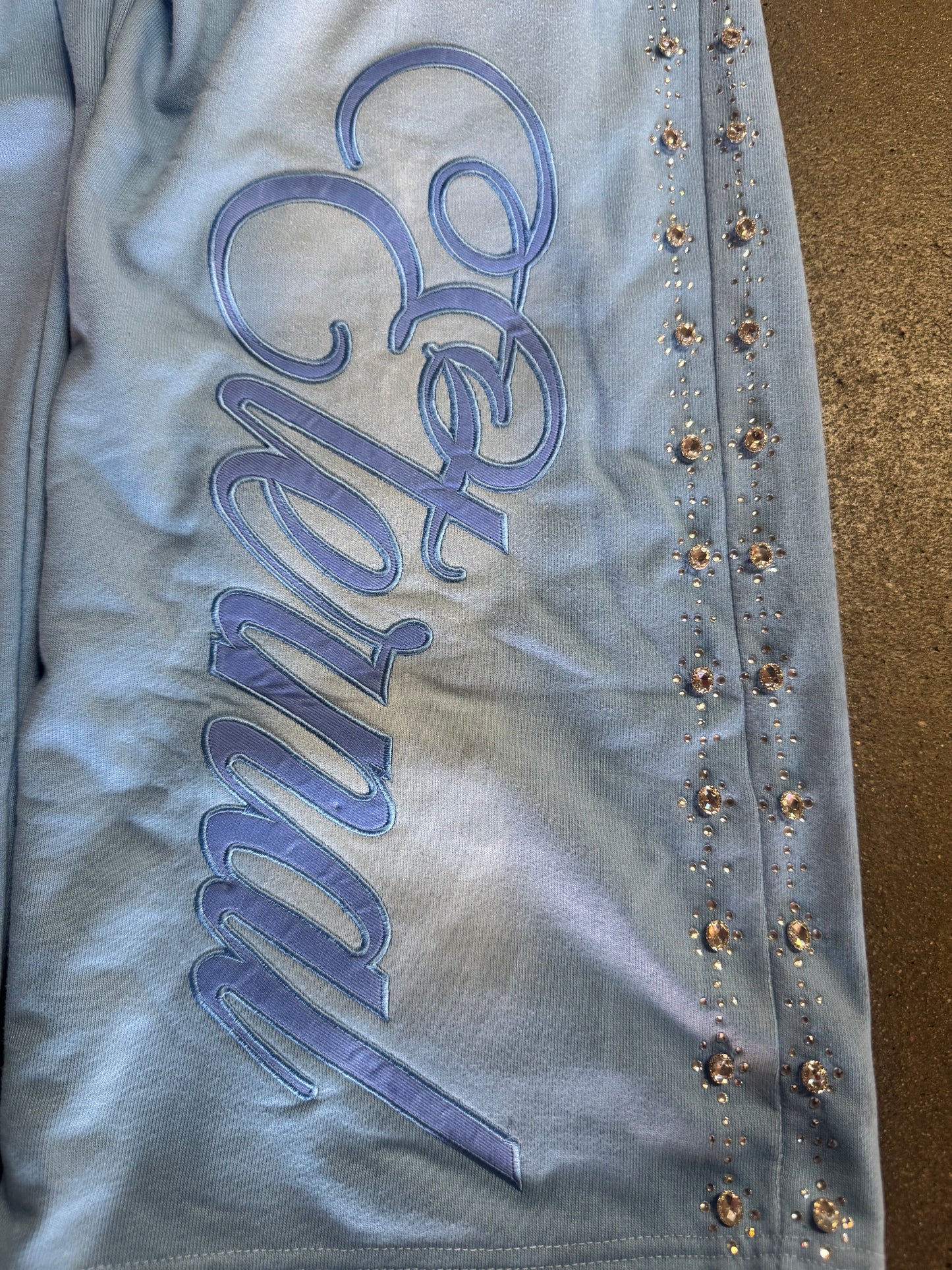 Blue "ETERNAL" Oversized Sweatpants