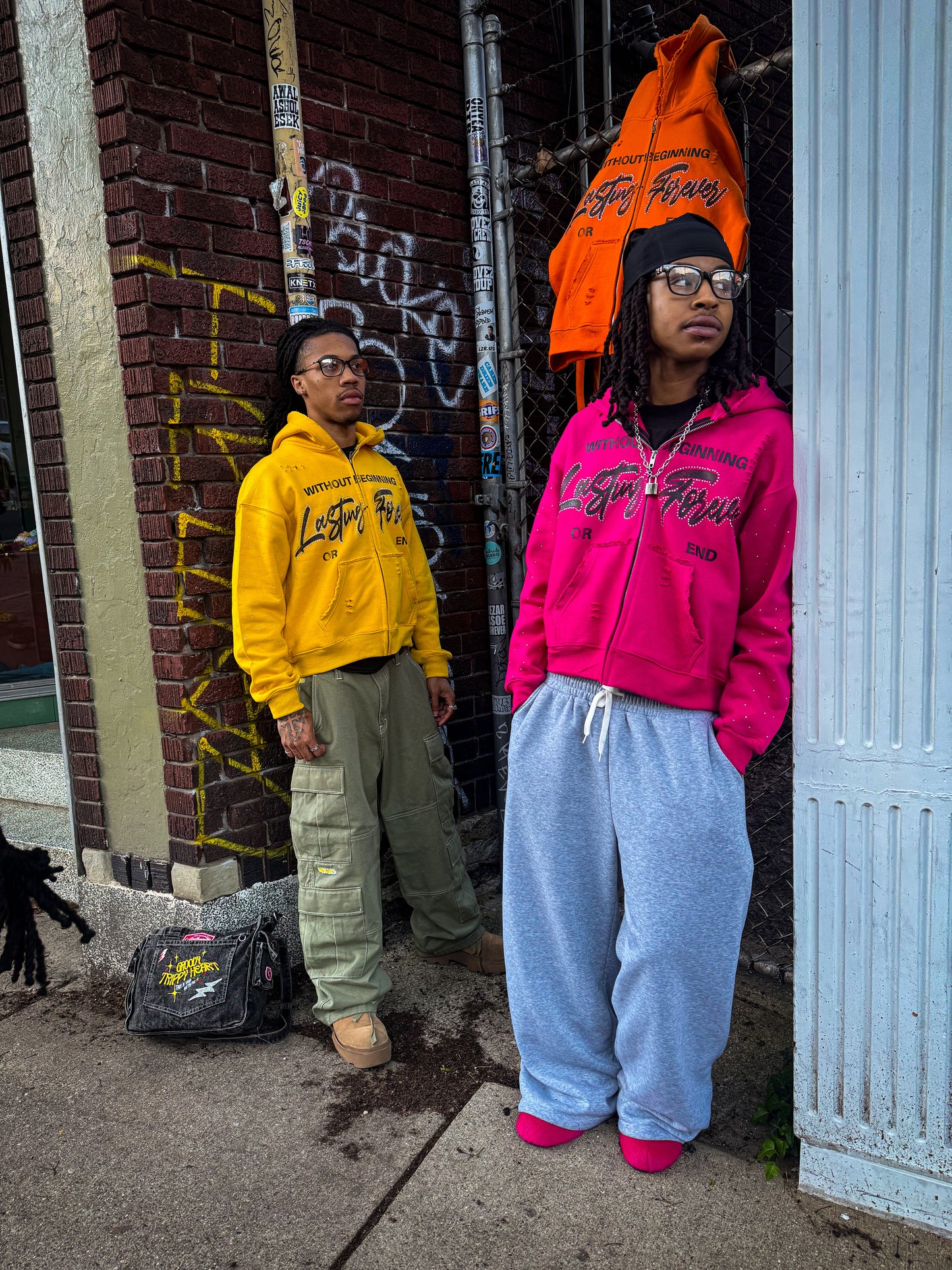 Eternal Nightmares Pink "Lasting Forever" Zip-Up