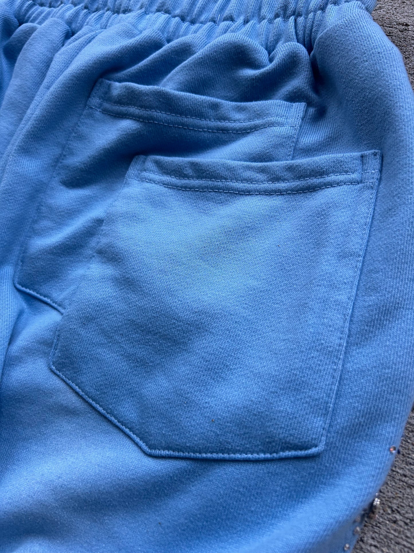 Blue "ETERNAL" Oversized Sweatpants