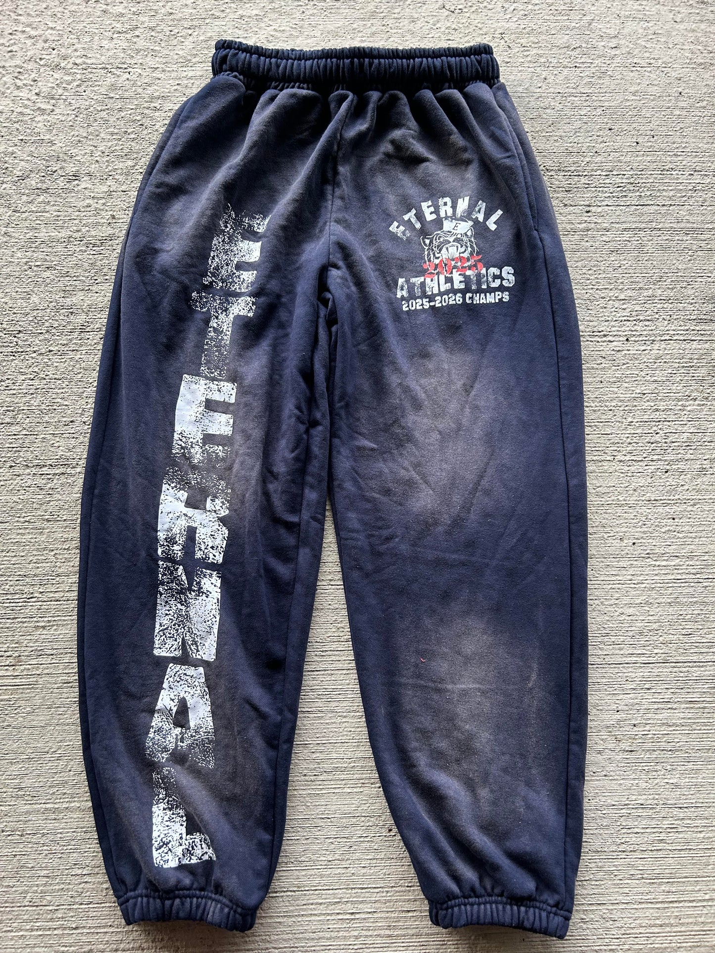 Navy Blue "Eternal Athletics" Sweatpants