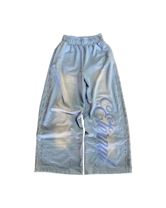 Blue "ETERNAL" Oversized Sweatpants