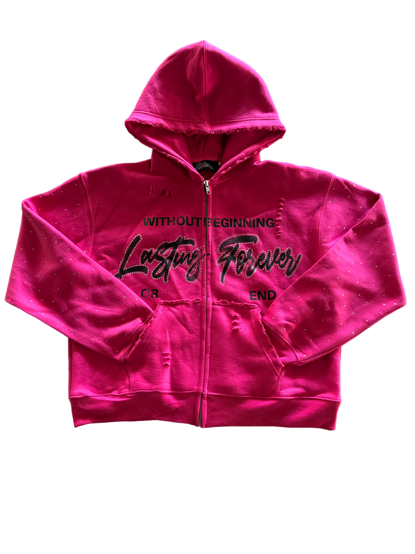 Eternal Nightmares Pink "Lasting Forever" Zip-Up