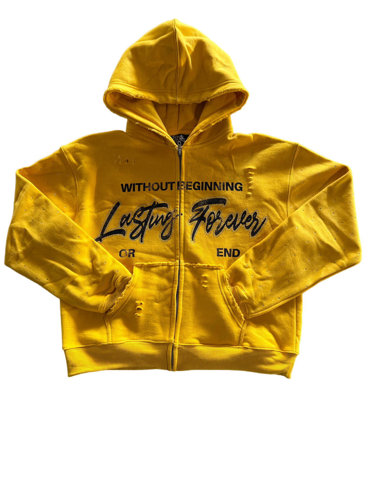 Eternal Nightmares Yellow "Lasting Forever" Zip-Up
