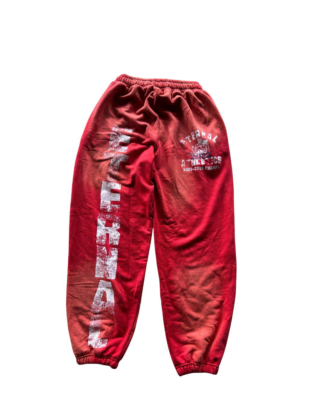 Red "Eternal Athletics" Sweatpants
